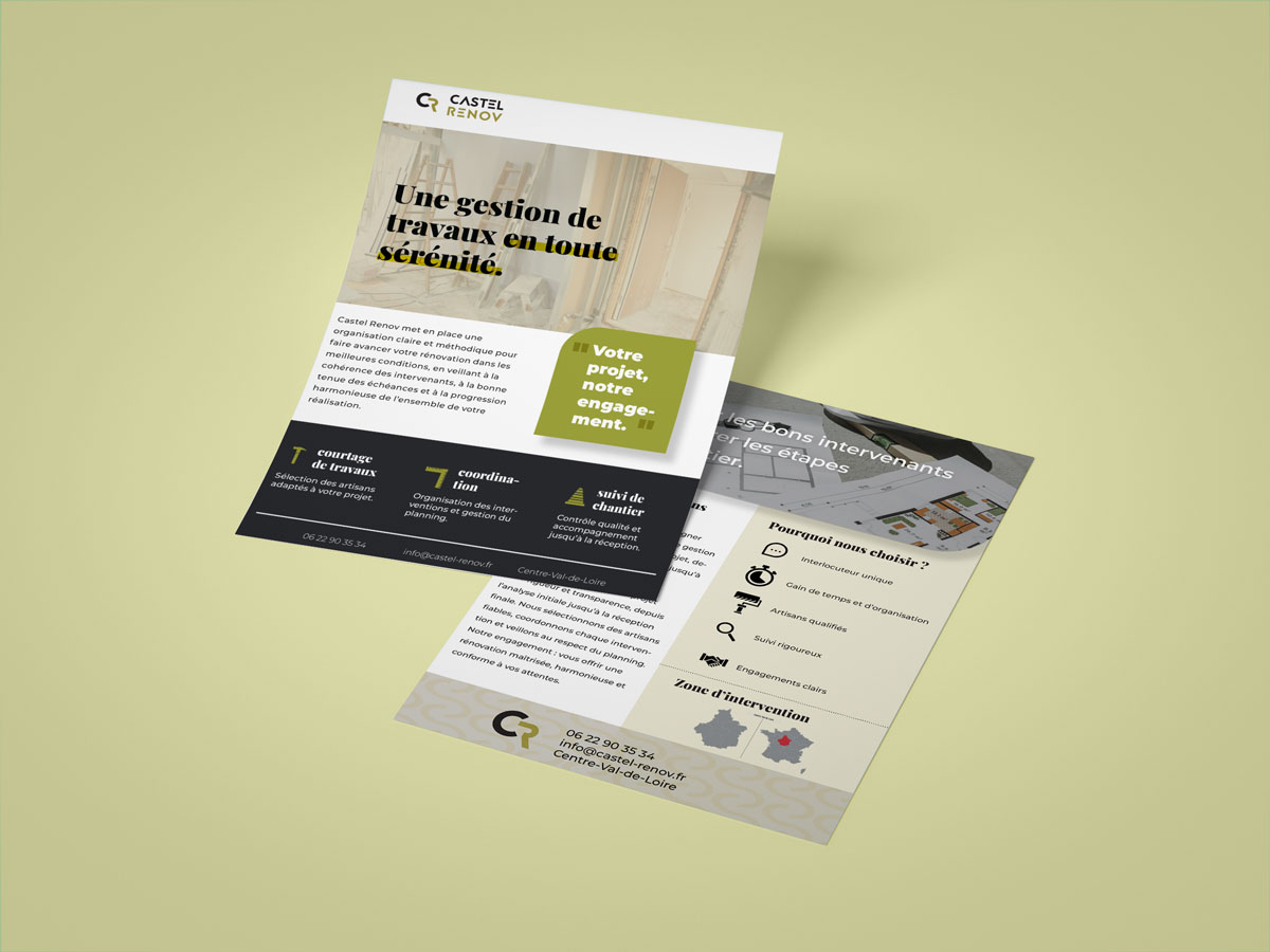 Flyer commercial Castel Renov